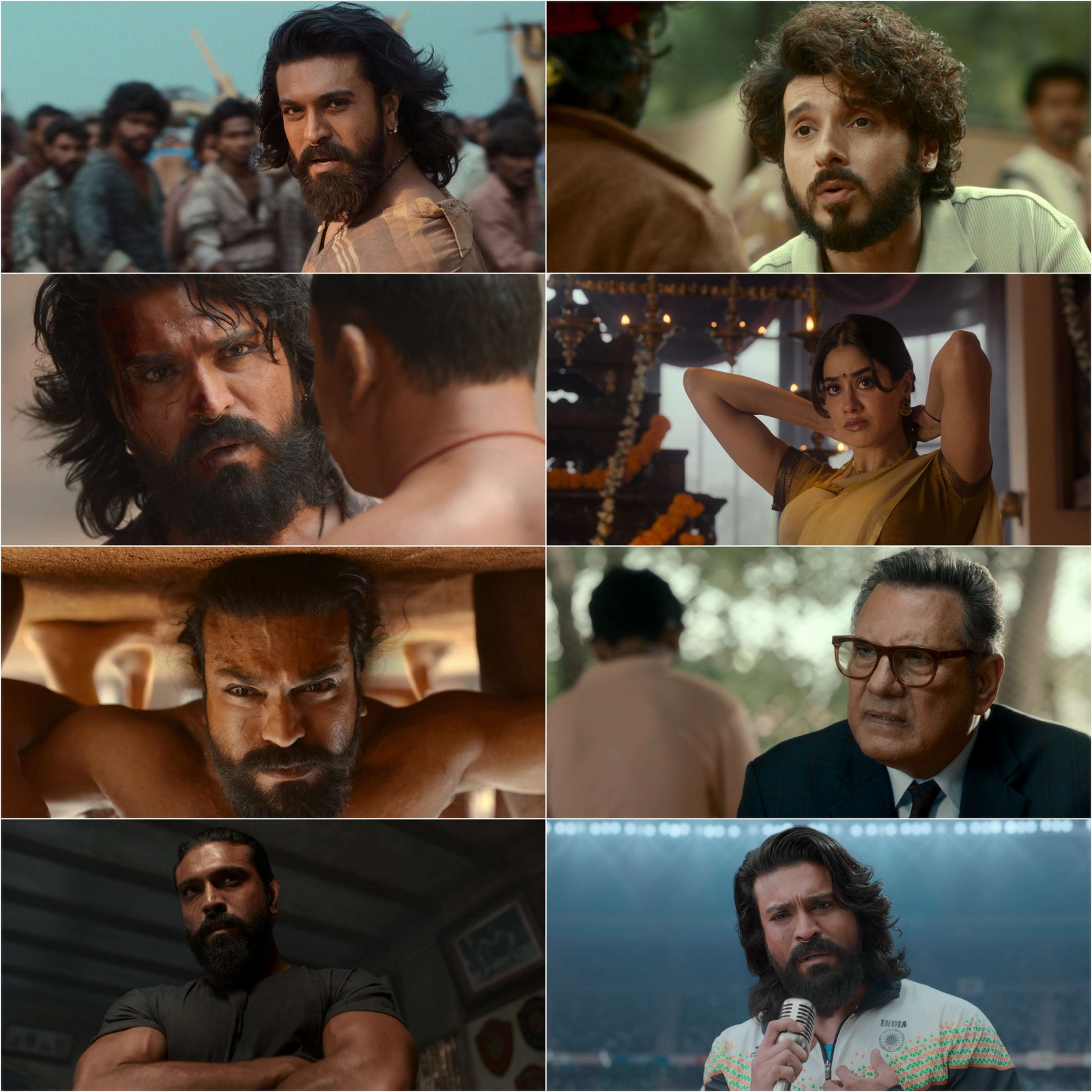 Peddi (2026) (Hindi + Telugu) Dual Audio UnCut South Movie HD ESub screenshot